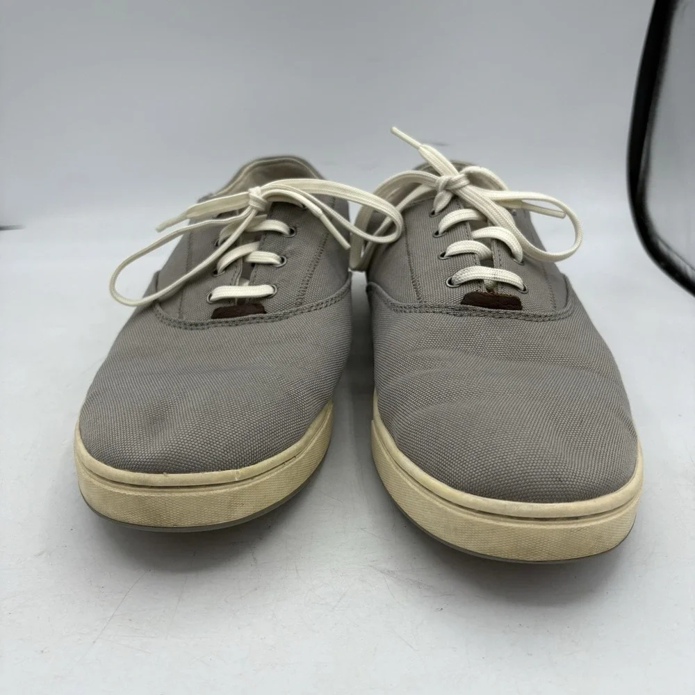 OluKai Shoes Mens Size 10 Kahu Lace Gray Casual Boat Sneaker Canvas